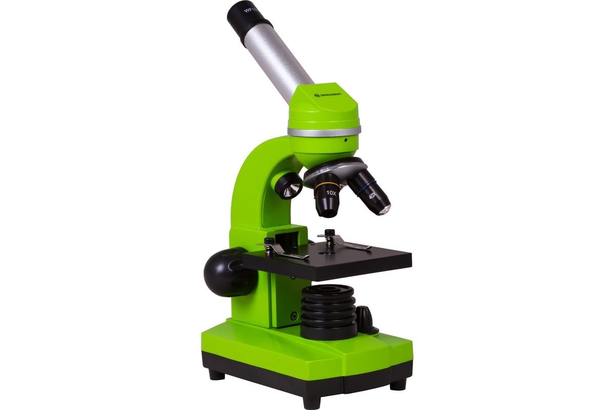 Микроскоп Bresser Junior Biolux SEL 40–1600x, зеленый 74319