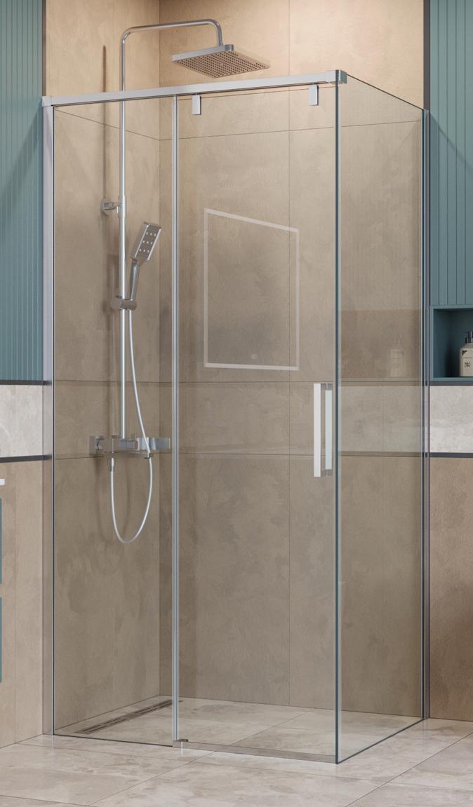 Душевой уголок BelBagno SOFT_CLOSE-1-AH-1-100/90-C-Cr 100x90 прозрачный, хром Душевой уголок BelBagno SOFT_CLOSE-1-AH-1-100/90-C-Cr 100x90 прозрачный, хром