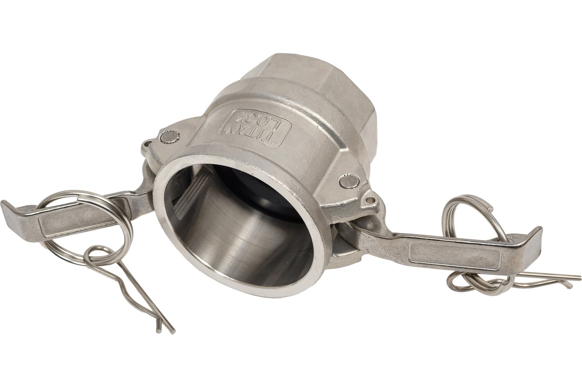 Нержавеющий камлок TITAN LOCK тип D розетка, внутр. резьба BSP 1 1/2", AISI316 TL150DSS316