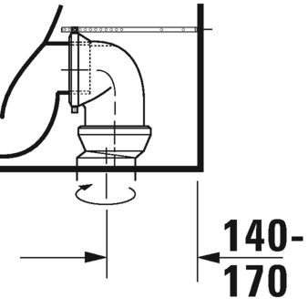 Унитаз Duravit D-Neo 200209 безободковый