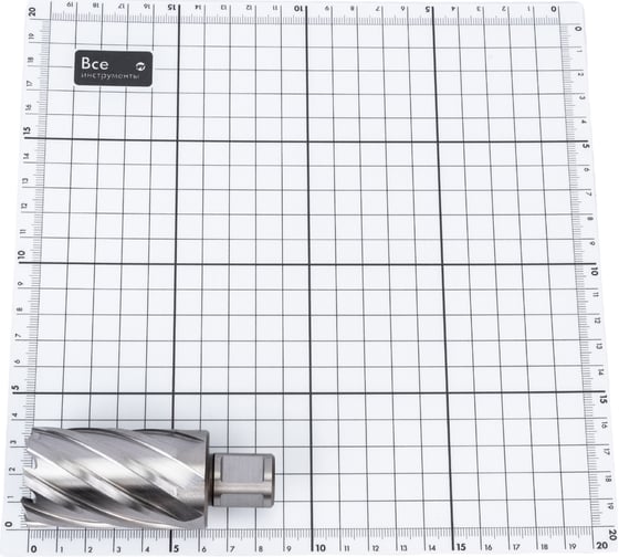 Сверло корончатое HSS по металлу (35х55/88 мм; Weldon 19) D.BOR CD-HSS-055-035-W