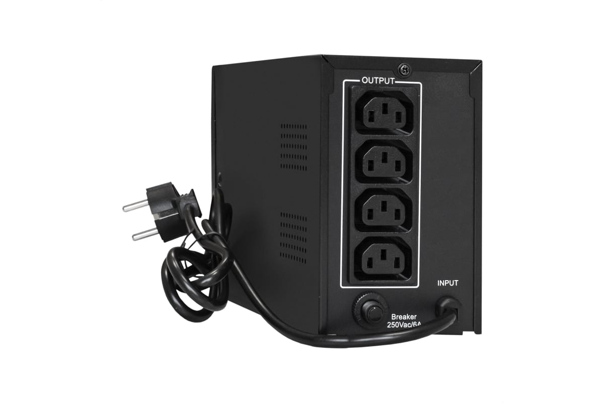 Источник бесперебойного питания Exegate Power Smart ULB-800.LCD.AVR.4C13 800VA/480W, 4C13, металлический корпус, Black 292775