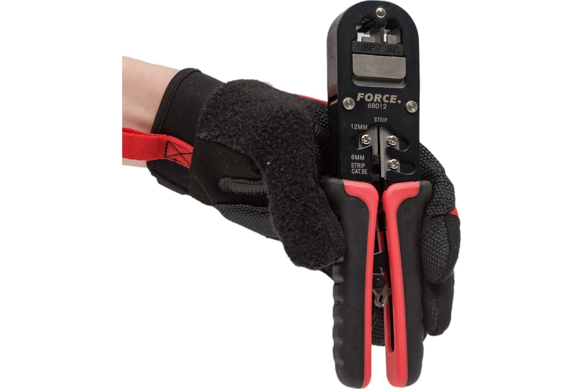 Клещи для зажима контактов Force 68012