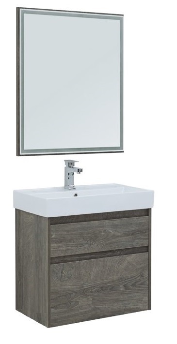 Мебель для ванной Aquanet Nova Lite 60 см, 2 ящика
