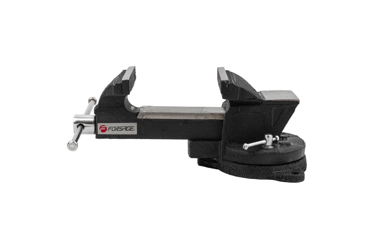 Тиски стальные поворотные с наковальней Forsage 4 (100мм) F-6540104(60507)