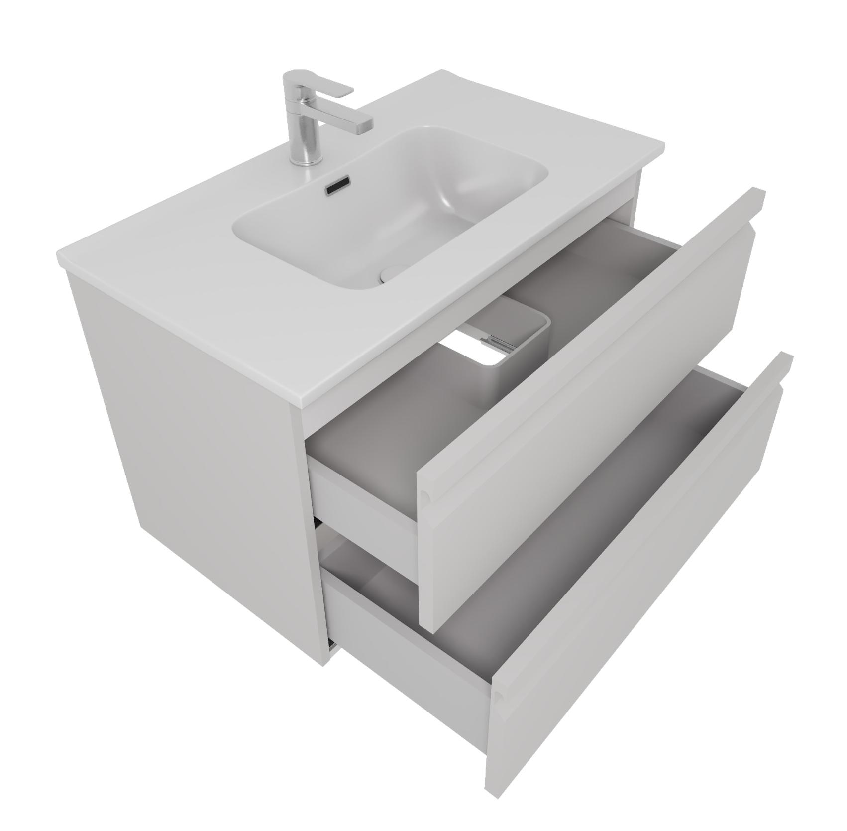 Тумба с раковиной Aquatek Вега 80 см AQ77080