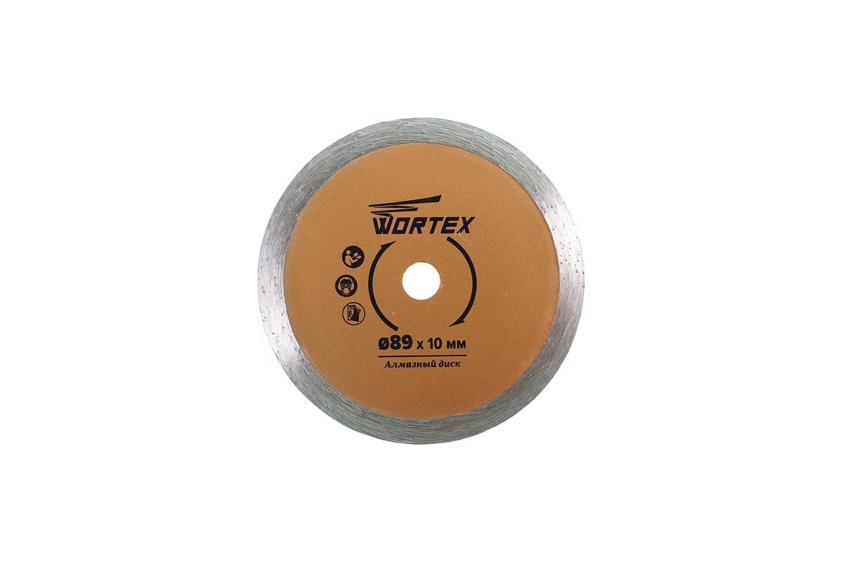 Диск пильный по керамике HS S100 T 89x10 мм, в блистере Wortex HSS100T00026