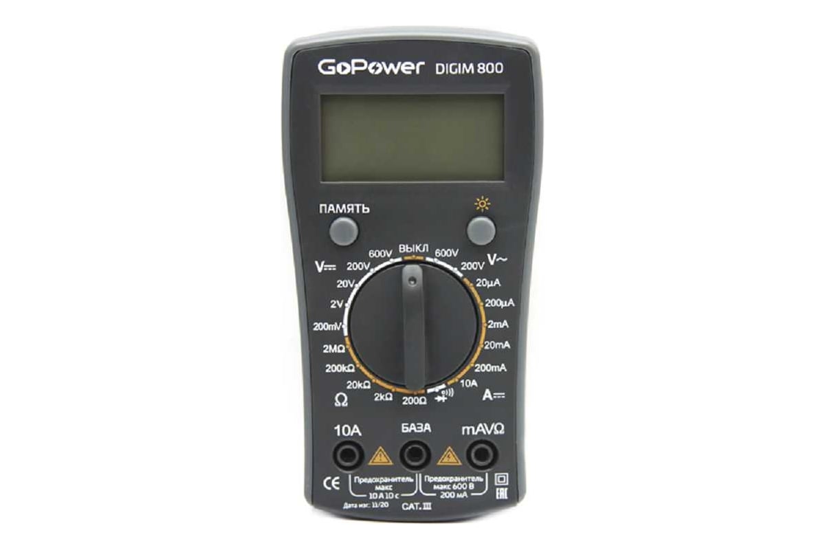 Мультиметр GoPower DigiM 100 00-00015324