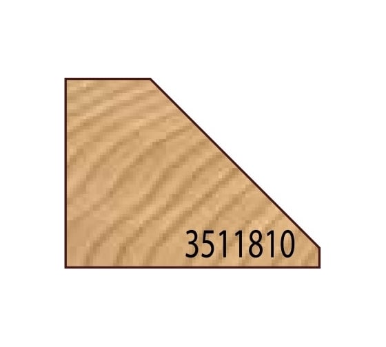 Нож мультисистема фаска угол 45гр. d35 тип b Dimar 3511810