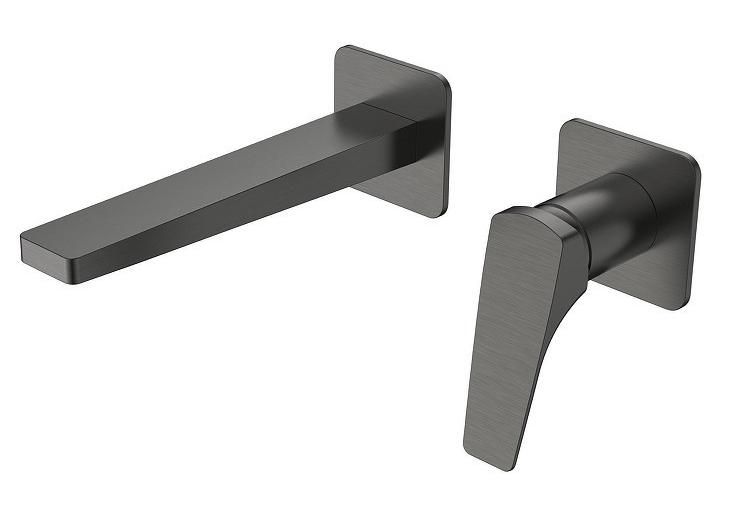 Смеситель для раковины Vincea Пуро (Puro) VBFW-5P01GM вороненая сталь
