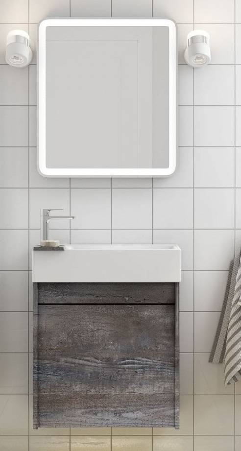 Мебель для ванной Art&Max Family 50 см подвесная, с дверцей, Pino Esotica