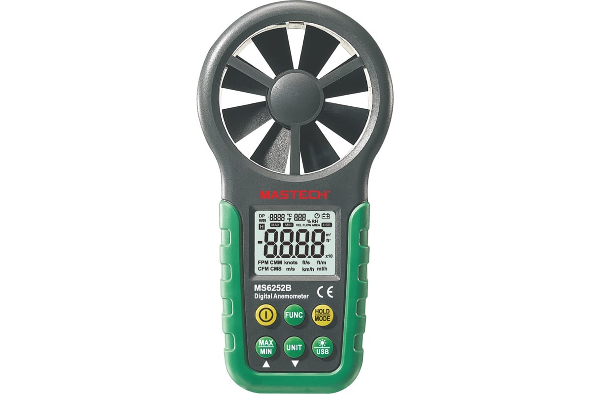 Анемометр с крыльчаткой Mastech MS6252B 00-00000226