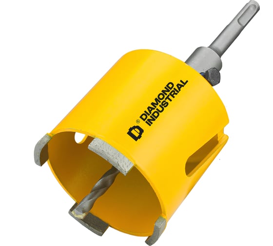Коронка алмазная по бетону 82 мм SDS+ в сборе Diamond Industrial DIDCC80