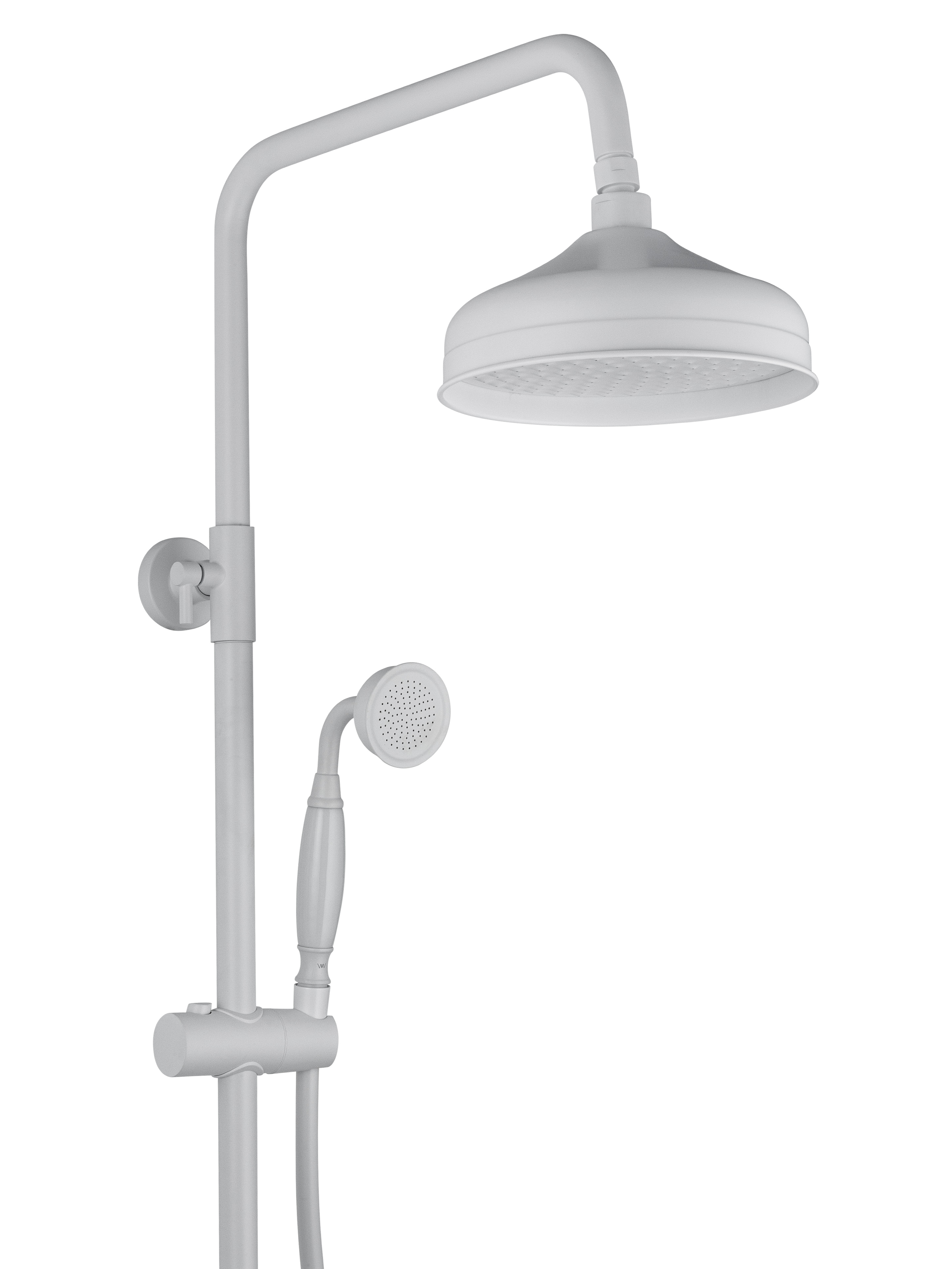 Душевая стойка Wonzon&Woghand Retro WW-B3041-MW термостат, белый матовый