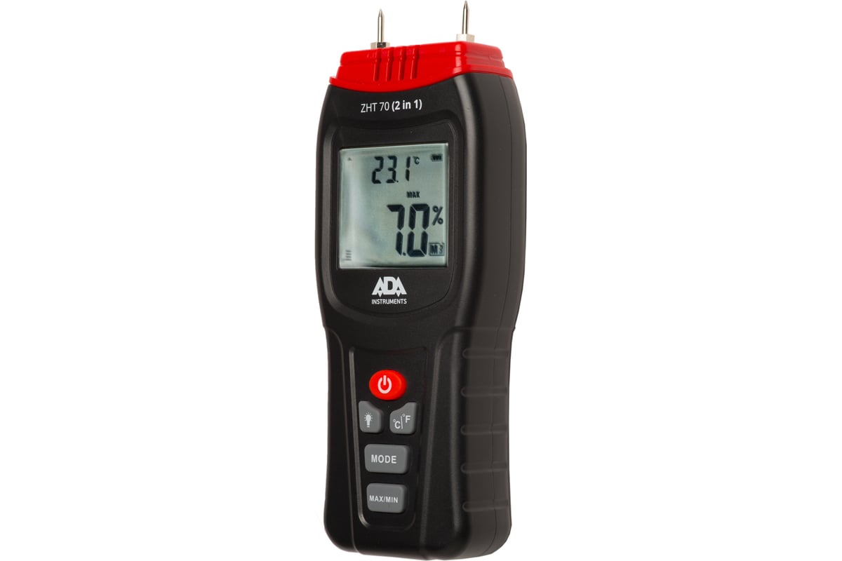 Контактный измеритель влажности и температуры ADA ZHT 70 (2 in 1) А00518