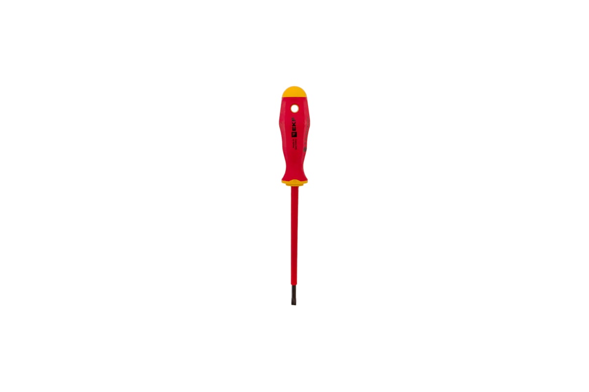 Отвертка EKF Professional SL4x0.8 мм, VDE 1000В sl-4-0.8-pro-in