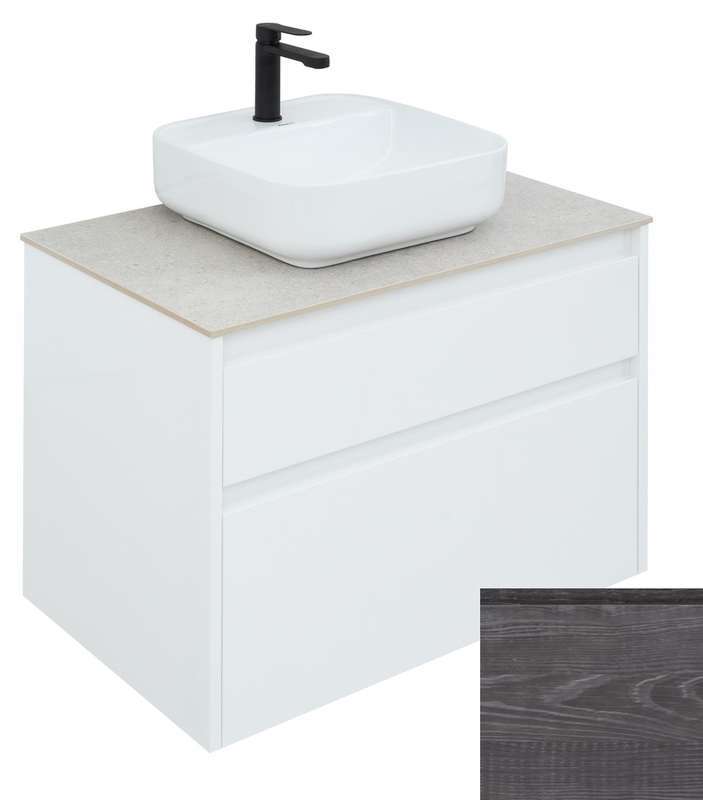 Тумба со столешницей Aquanet Nova Lite 75 см, 2 ящика