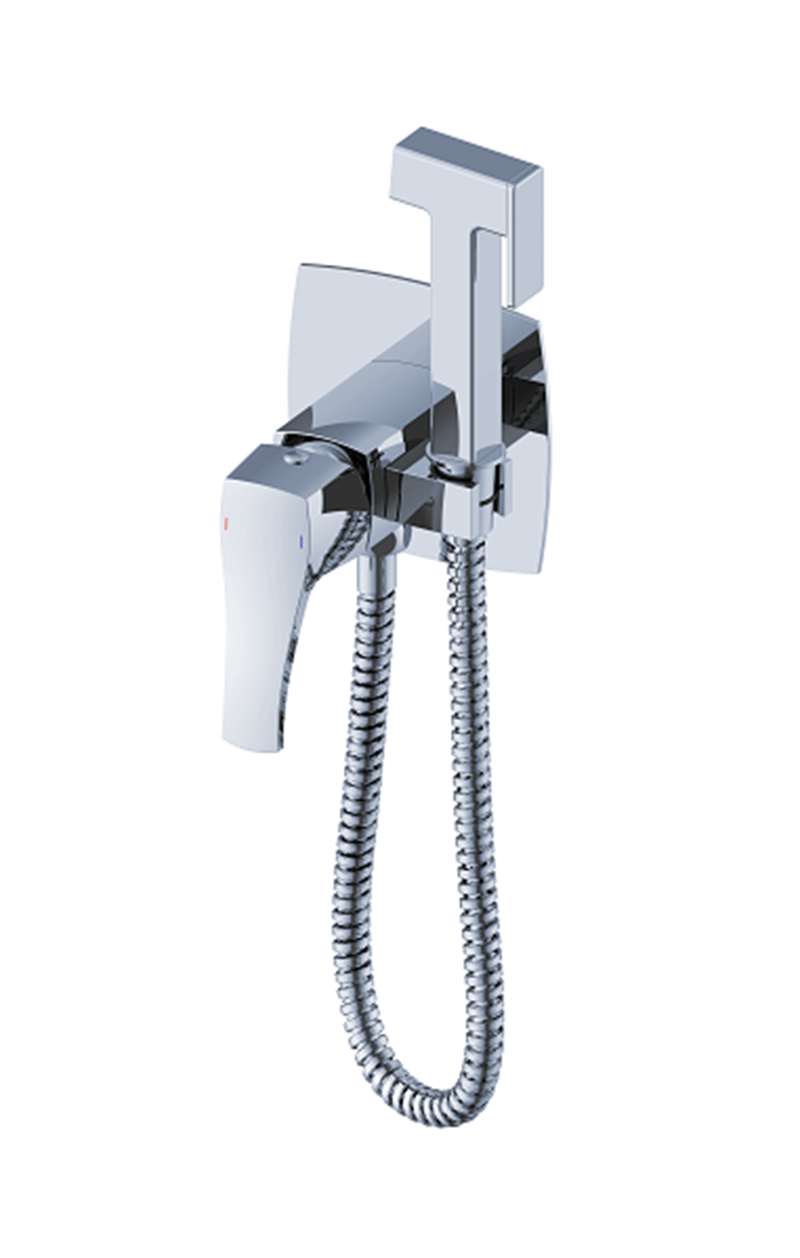 Смеситель Wonzon&Woghand Flex WW-88829072-CR с гигиеническим душем, хром