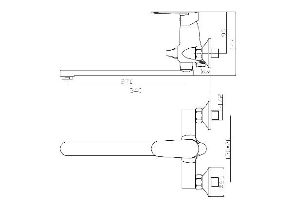 Смеситель универсальный Agger Splendid A0921100