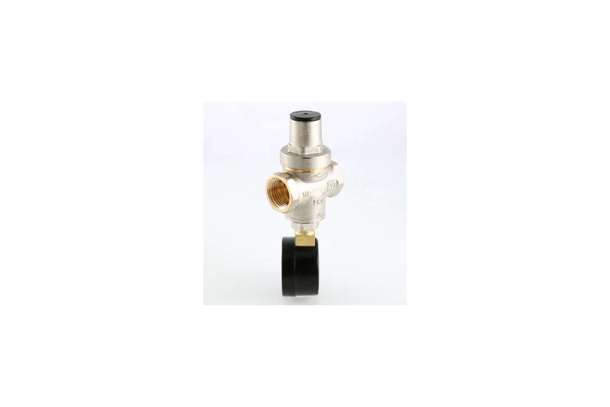 Редуктор давления Valtec поршневой, с манометром, от 1 до 5.5 бар, 1/2 VT.088.N.0455