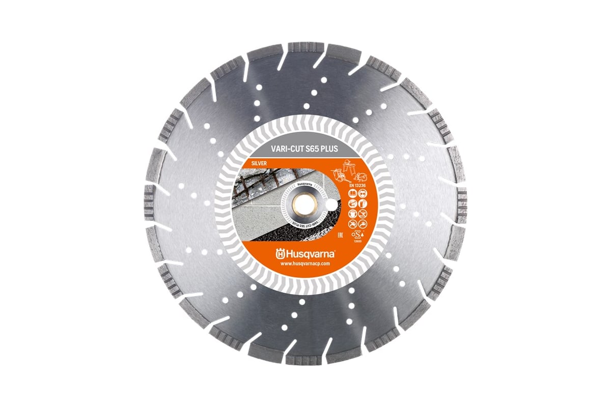 Алмазный диск 400х25.4/20.0 мм Husqvarna Construction VARI-CUT S65 5879053-01