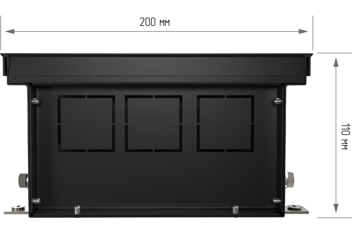 Внутрипольный конвектор Royal Thermo ATRIUM-110/200/1800-DG-U-NA НС-1477238