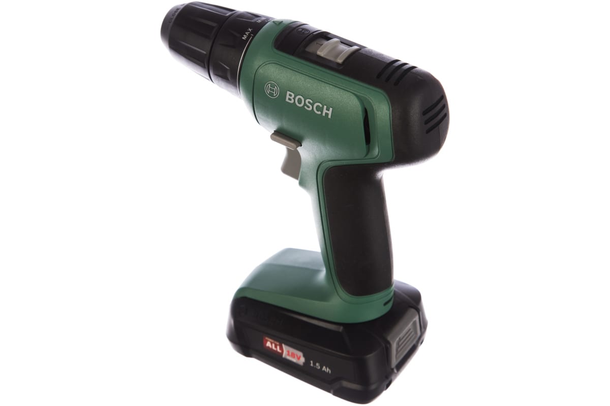 Аккумуляторная дрель-шуруповерт Bosch UniversalDrill 18 + 2 аккумулятора 0.603.9C8.005