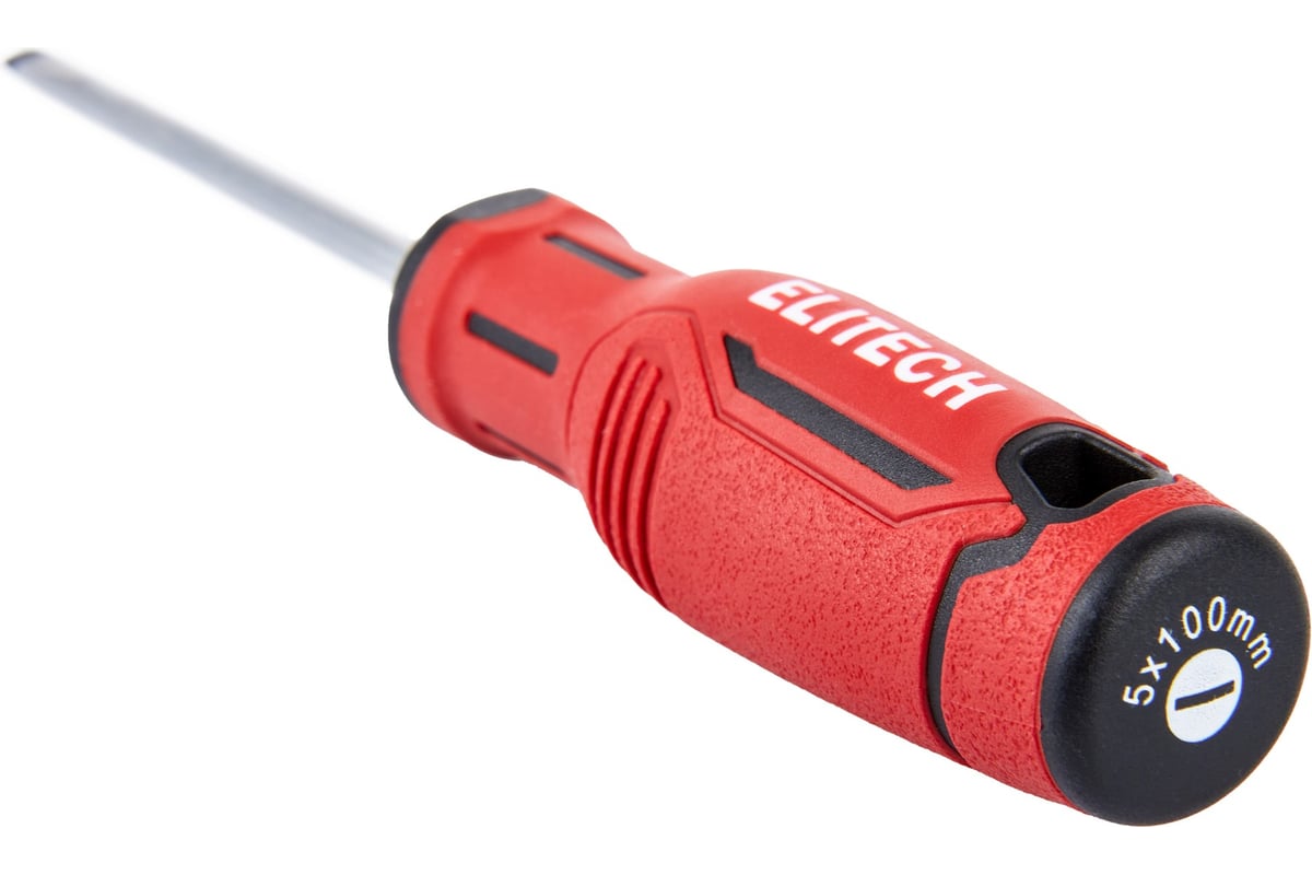 Отвертка Elitech SL5x100 мм 211103 207133
