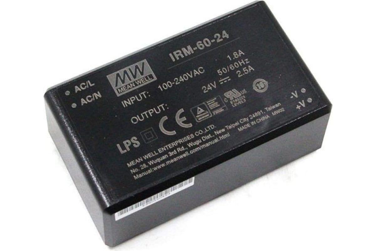 Источник питания Mean Well IRM-60-24 AC/DC 60Вт Т02288489