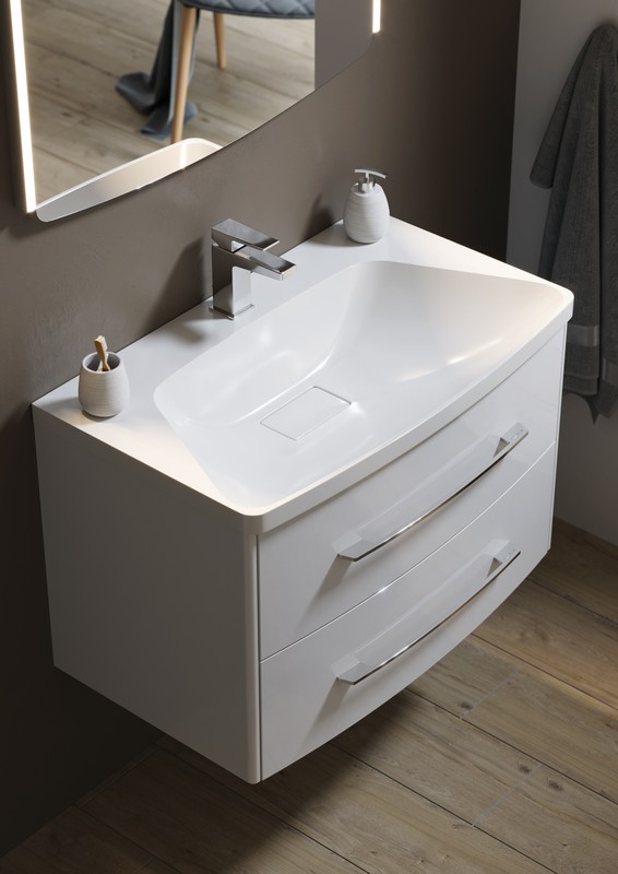 Мебель для ванной Aqwella 5 stars Neringa 80 см белый