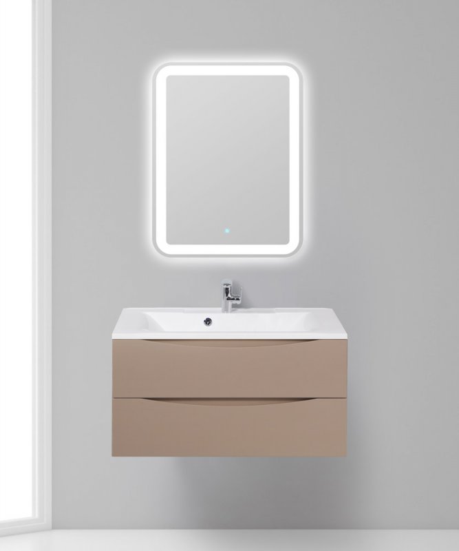 Тумба с раковиной BelBagno Marino 90 Cappuccino Lucido