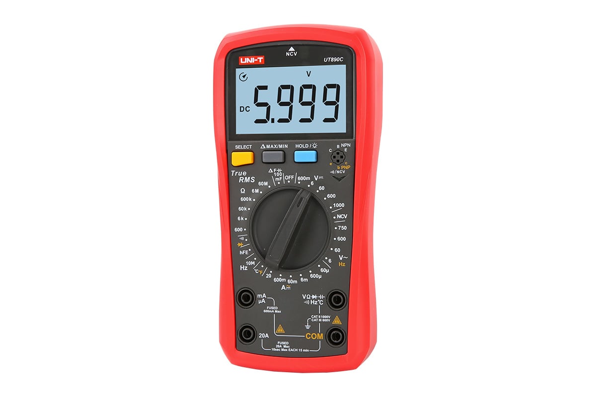 Цифровой универсальный мультиметр UNI-T UT890C 00-00007396