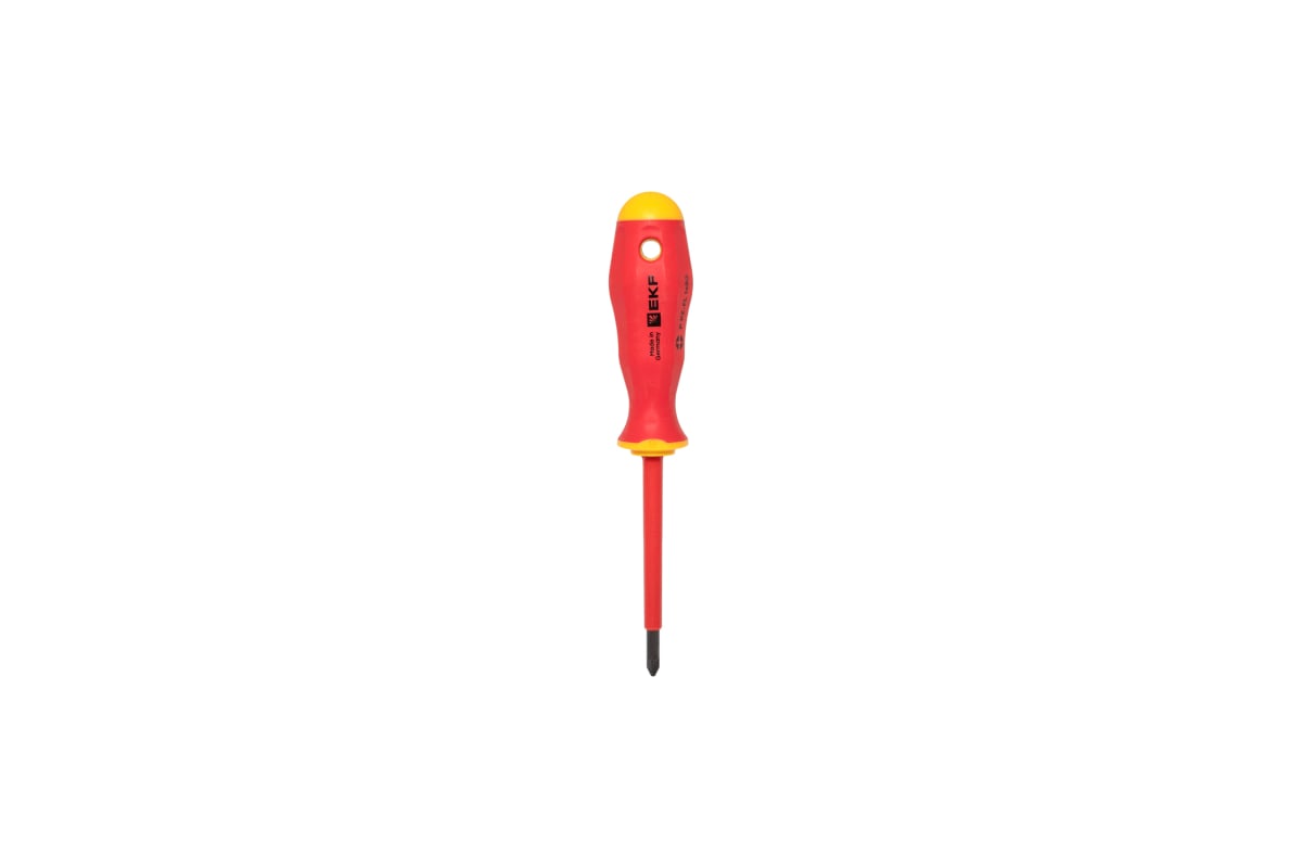 Отвертка EKF Professional PZ-FL1x80 мм, VDE 1000В pz-fl-1-80-pro-in