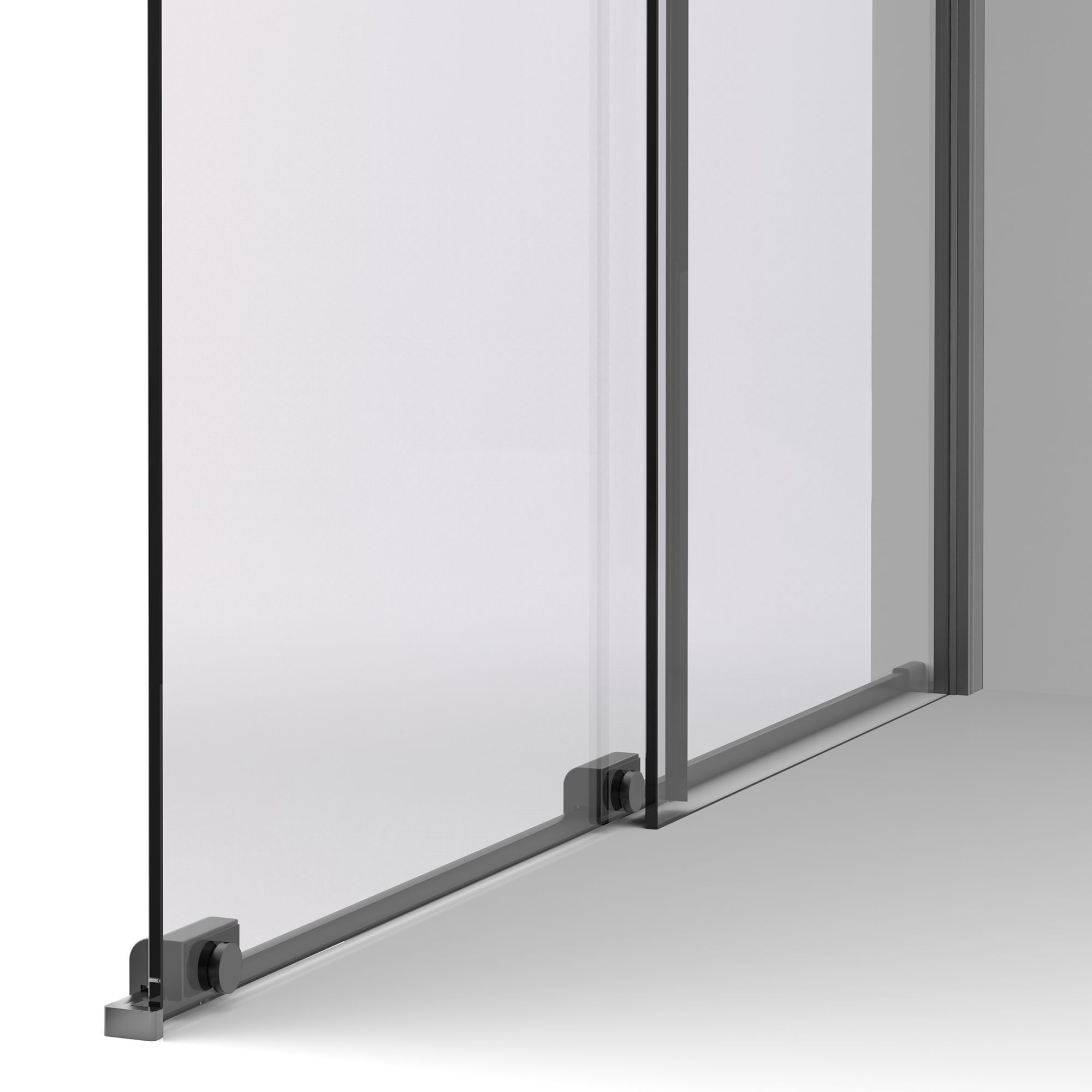 Душевая перегородка Vincea Walk-In VSW-1WSL120GSGM 120x200 вороненая сталь, янтарь