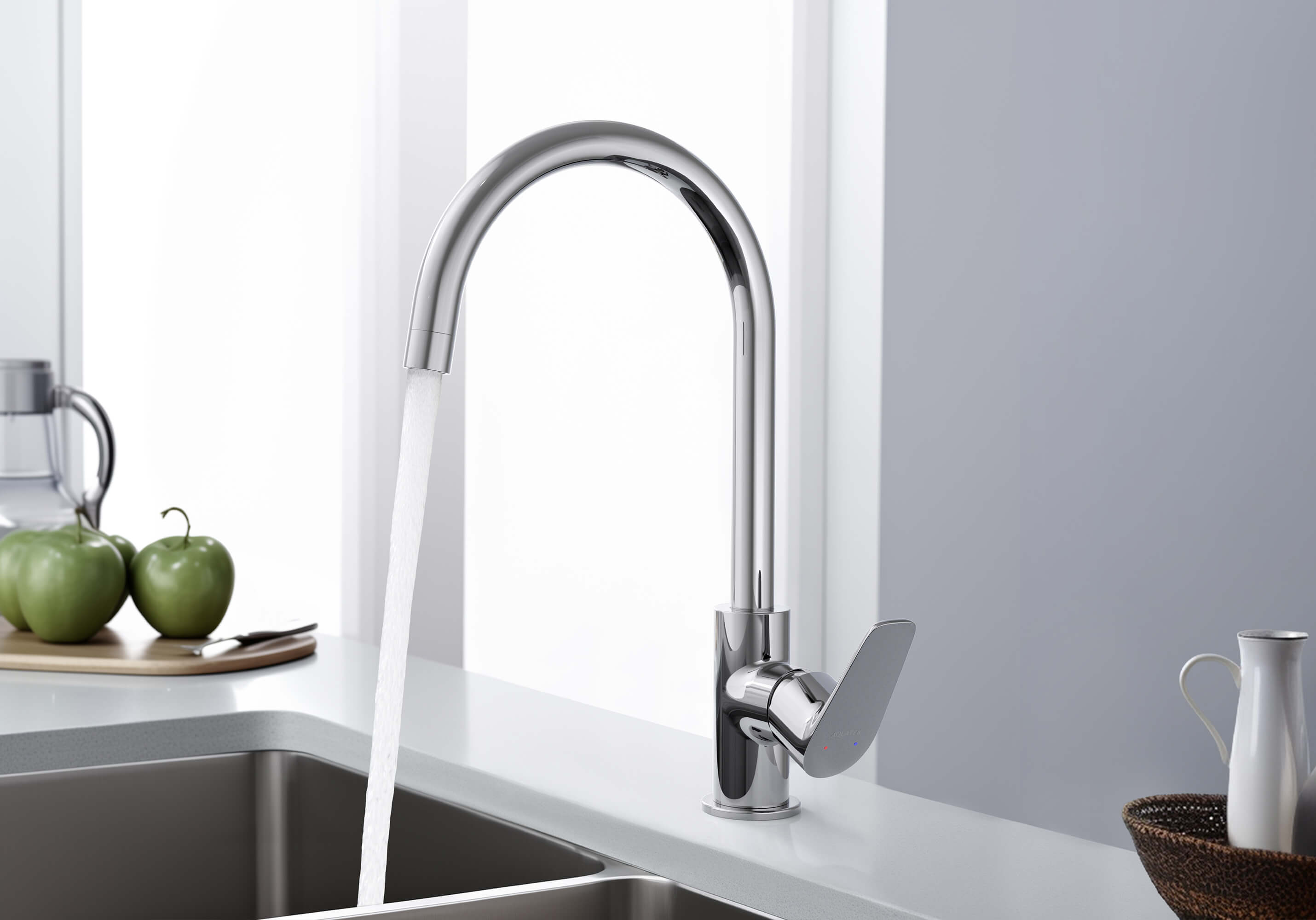 Смеситель для кухни Aquatek Бетта AQ1182CR хром