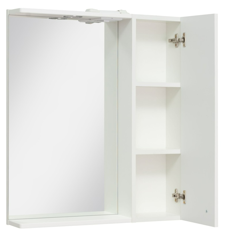 Зеркальный шкаф Руно Римини 65 см белый, 00-00001256