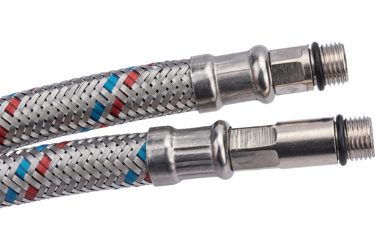 Подводка к смесителю (пара; 1.0 м; 1/2F-M10) VRT 521797