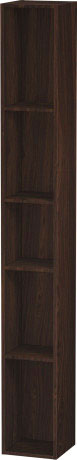 Полка Duravit L-Cube 140 вертикальная LC120606969 brushed walnut