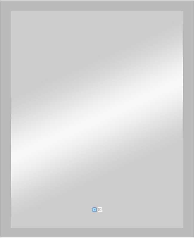 Зеркало Континент Sevilla LED 80x90 см с подсветкой, антипар ЗЛП642