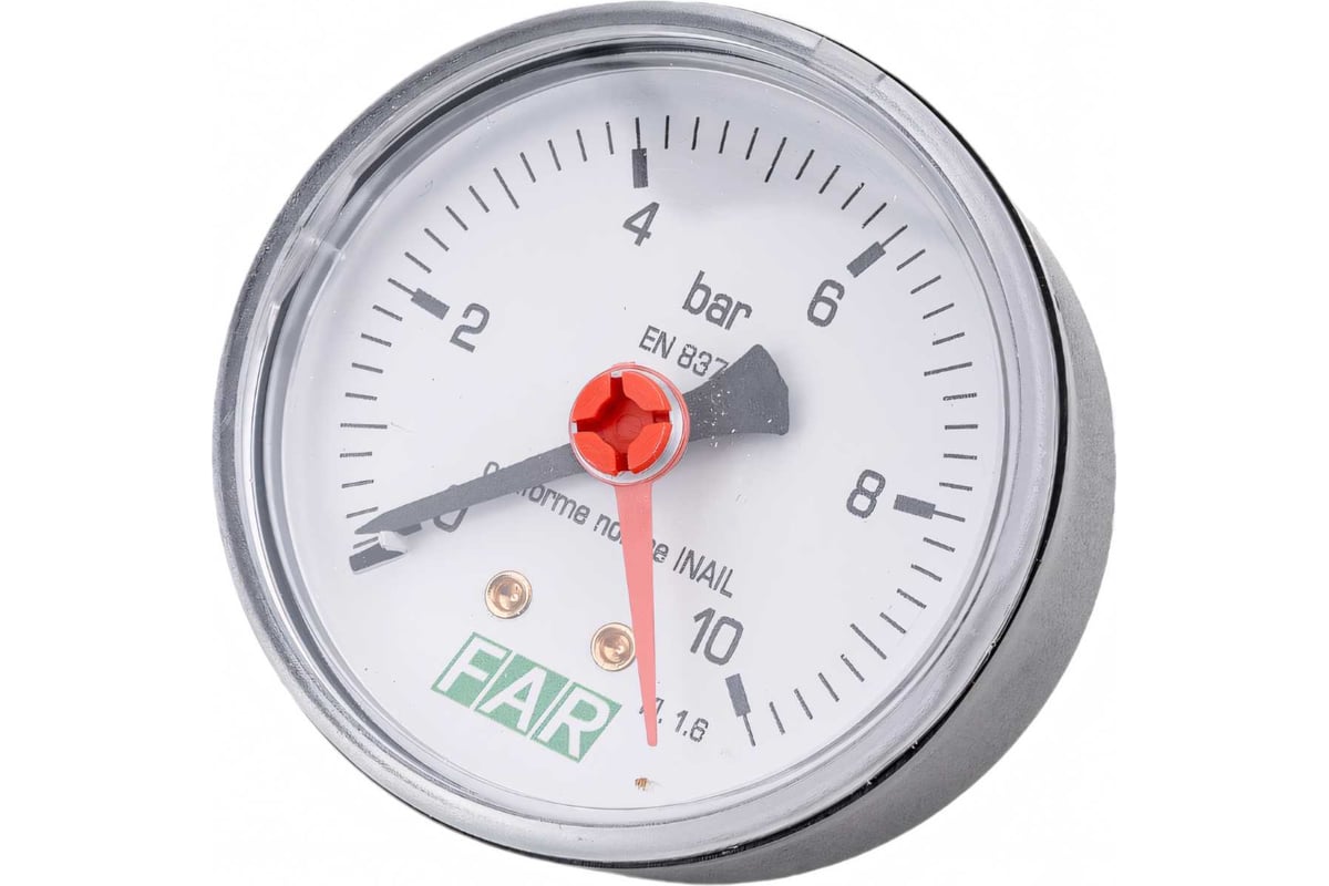 Редуктор хром FAR 3/4" НР-НР, с манометром FA 2815 34