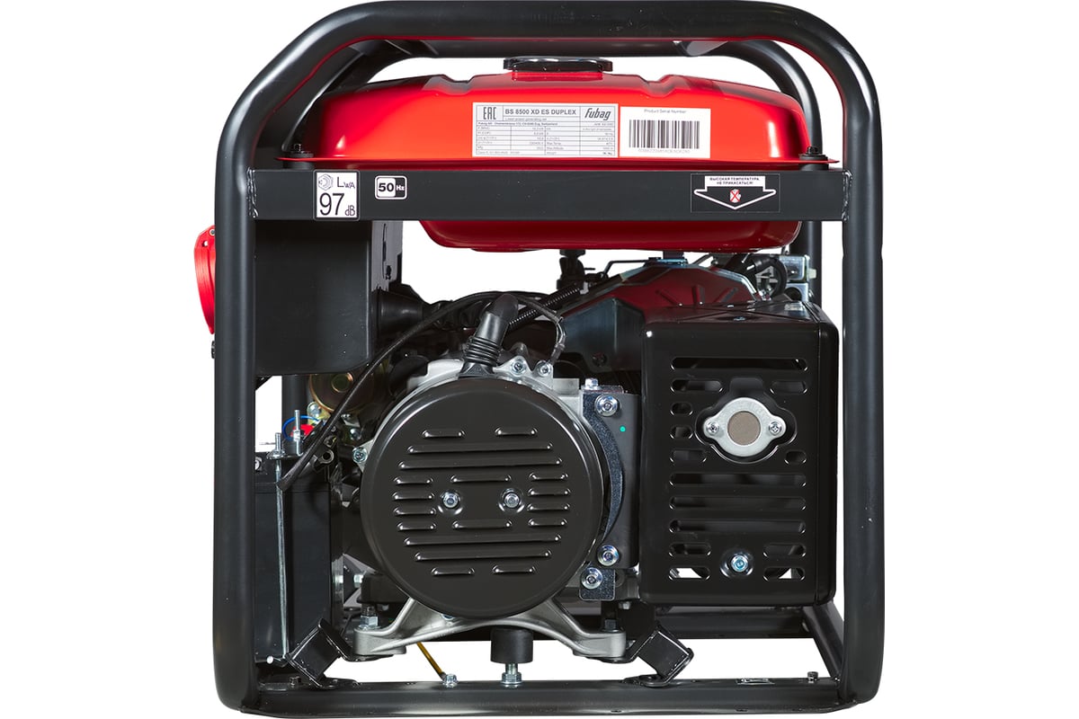 Бензиновая электростанция Fubag с электростартером bs 8500 xd es duplex, 641090