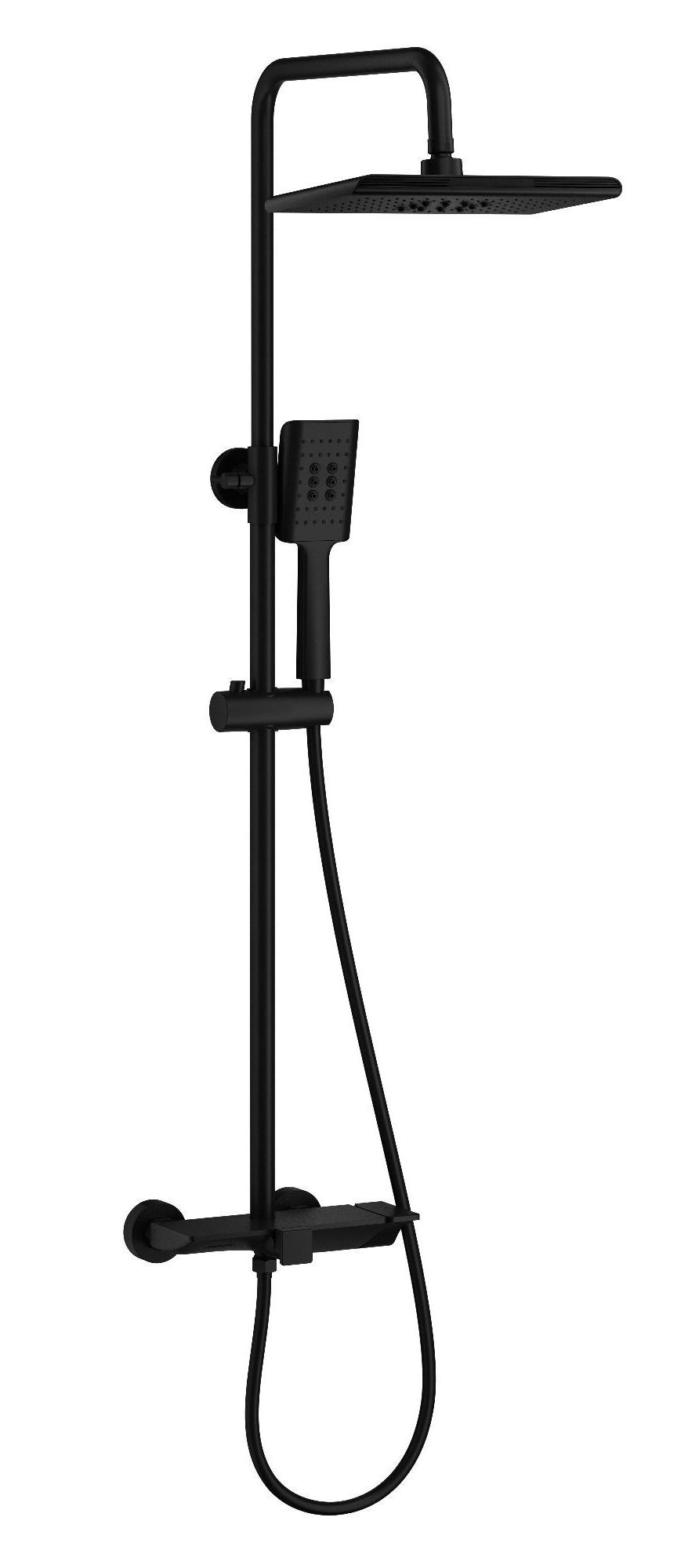 Душевая стойка Wonzon&Woghand WW-AE33110-MB черный матовый