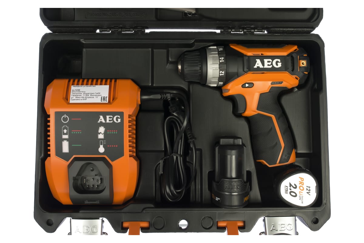 Аккумуляторная дрель-шуруповерт AEG BS 12C2 LI-202С 4935447867