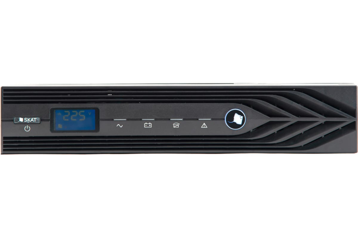 Источники бесперебойного питания Skat -UPS 3000 RACK Источник бесперебойного питания 220В 50/60Гц 2700Вт 6 АКБ On-Line синусоида 493