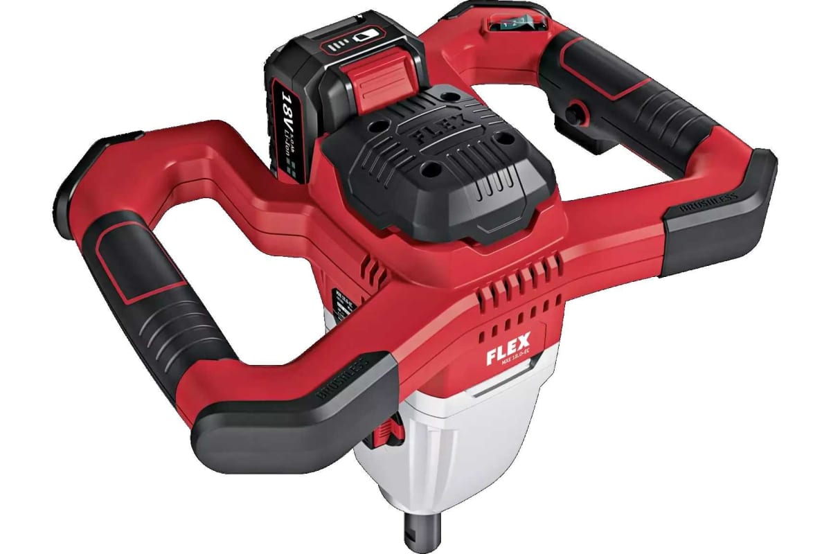 Аккумуляторный двухступенчатый миксер Flex MXE 18.0-EC + WR2 120 495964
