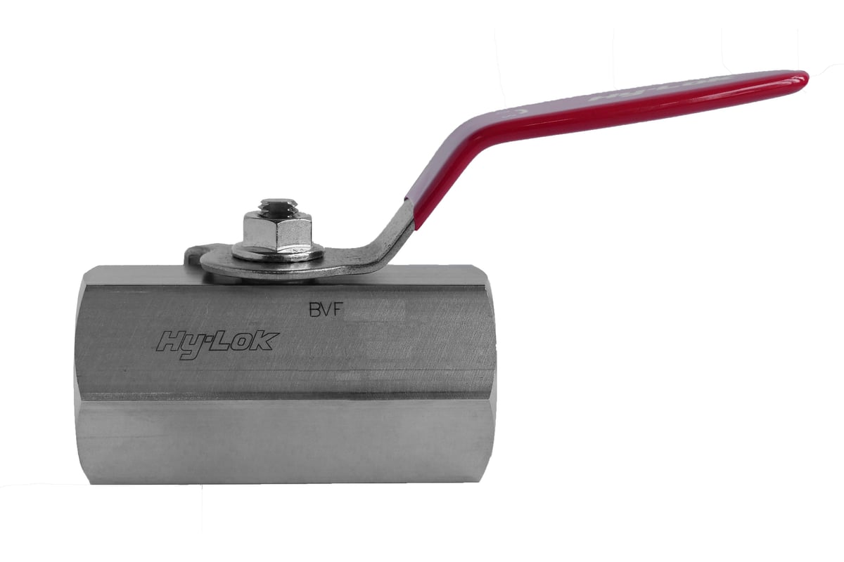 Шаровой кран Hy-Lok 110 серии из нержавеющей стали SS 316, BSPP 1/2" внутр. - BSPP 1/2" внутр BV-F-8G