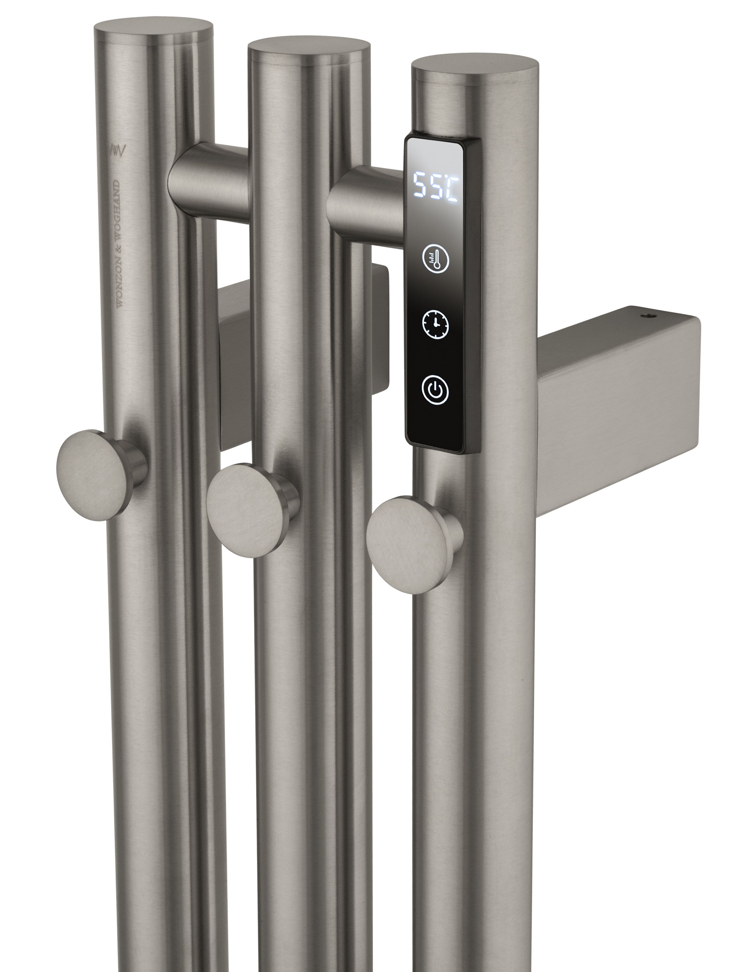 Полотенцесушитель электрический Wonzon&Woghand Kassel WW-AL72312-BN брашированный никель