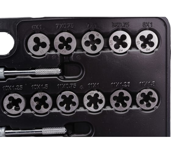 Набор метчиков и плашек Rockforce метрический, 110 предметов RF-B110-1(10453)