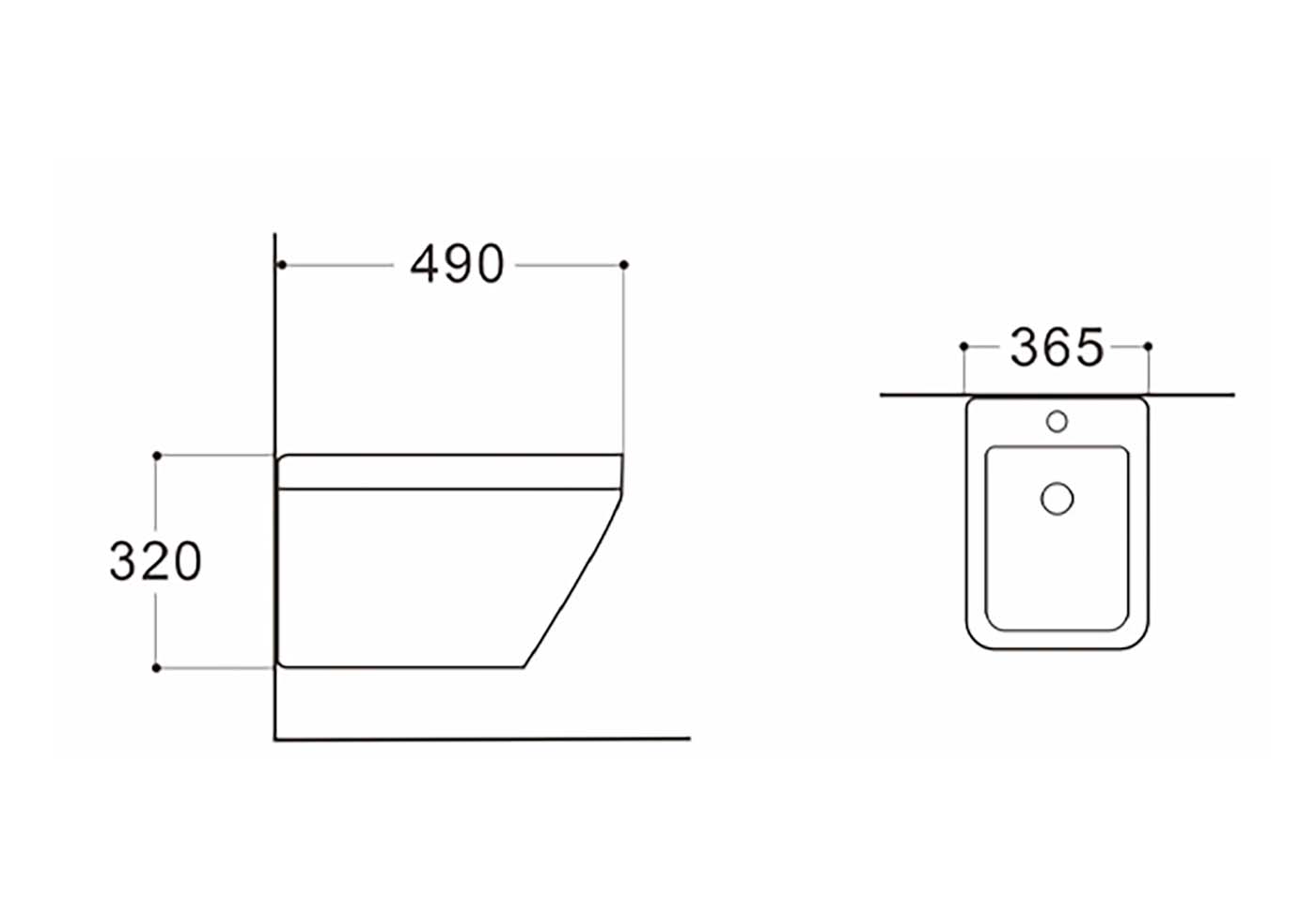 Подвесное биде Aquatek Лира AQ1055-00 белый Подвесное биде Aquatek Лира AQ1055-00 белый
