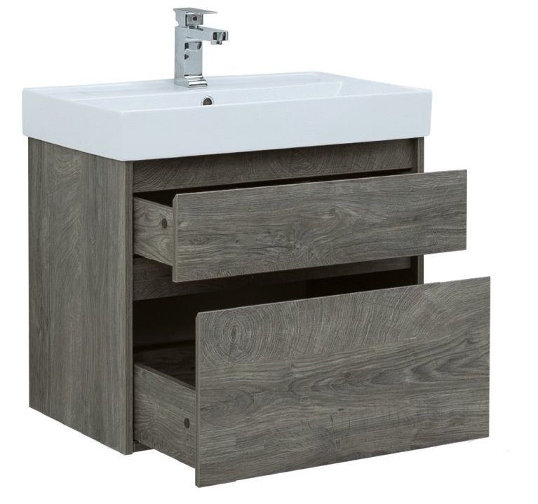 Мебель для ванной Aquanet Nova Lite 60 см, 2 ящика
